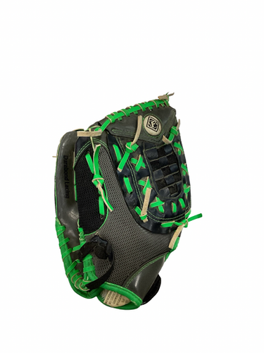 Used Franklin Fastpitch Pro Series Bb Sb Glove Lh Throw Green 11" 11613-s000183987