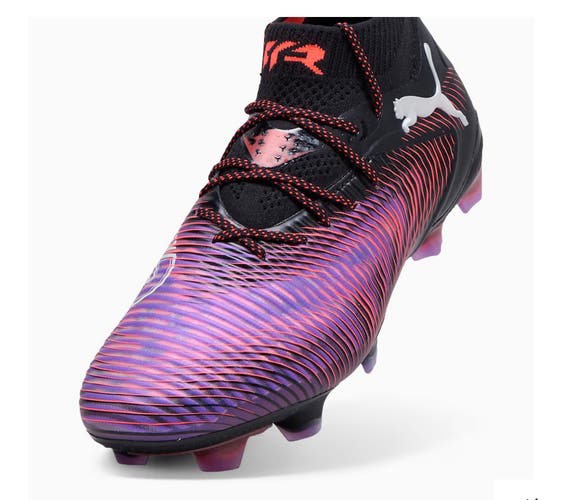 Purple Unisex Size M 10.5 (W 11.5) Puma Future 8 ultimate FG Cleats (New)