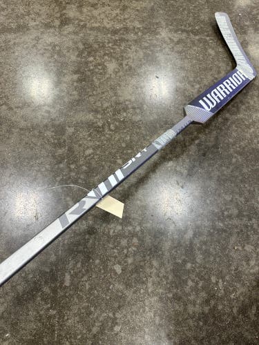 Youth Gray Warrior Ritual RM1 Goalie Stick Regular 23.5" Paddle (Used)