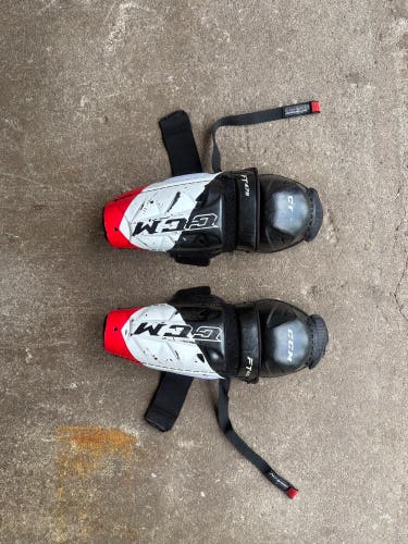 Junior CCM JetSpeed FT475 11" Shin Pads (Used)