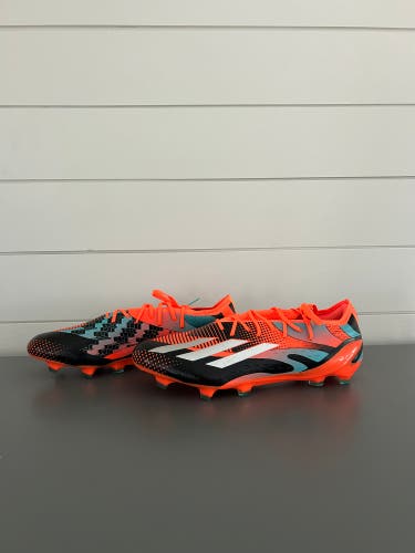 Orange Men's Size M 11.5 (W 12.5) Adidas Messi Cleats (New)