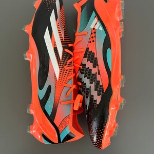 Orange Men's Size M 11.5 (W 12.5) Adidas Messi Cleats (New)
