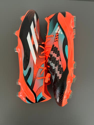 Orange Men's Size M 11.5 (W 12.5) Adidas Messi Cleats (New)