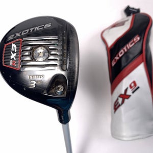 Tour Edge Exotics EX9 Tour 3 Fairway Wood 15* Rogue 110 MSi 3.4 60g Stiff RH HC