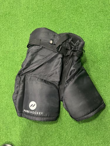Black Youth Medium Pure Hockey Hockey Pants (Used)