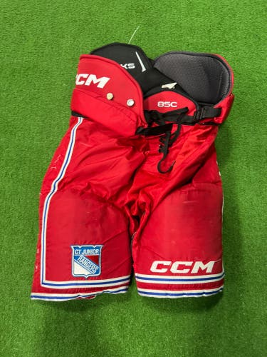 Red Senior Medium CCM 85C Hockey Pants (Used)