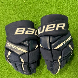 Blue Junior Bauer Supreme M3 Gloves 12" (Used)