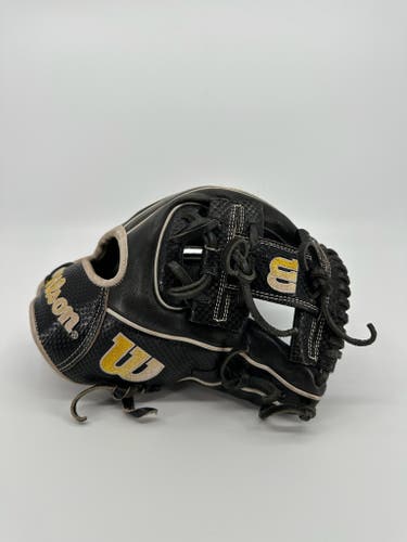 Wilson A2000 1786 Spin Control 11.5" Baseball Glove: WBW100985115 RH (Used) Black/Gold Accents