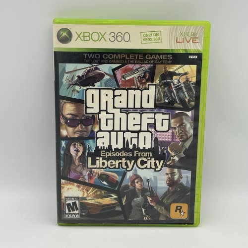 Grand Theft Auto: Episodes From Liberty City - Microsoft Xbox 360 - No Manual