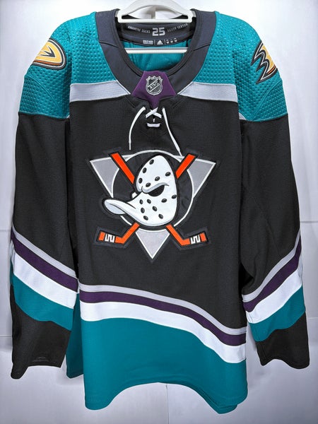 Anaheim Ducks 25th Anniversary MiC Team Issued Adidas Jersey Size 60