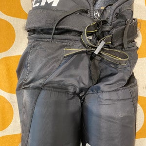 Black Youth Large CCM Tacks AS-V Pro Hockey Pants (Used)