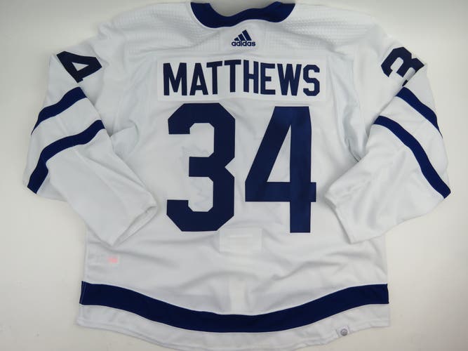 Auston Matthews Adidas Toronto Maple Leafs Game Issued Authentic Hockey Jersey