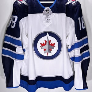 Winnipeg Jets Draft Day 2018 MiC Adidas Team Issued Away Jersey Size 58
