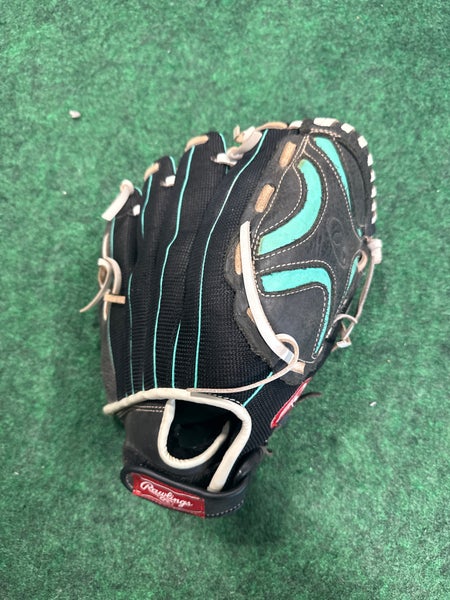 Black Rawlings Champion Lite RH Softball Glove 12" (Used)
