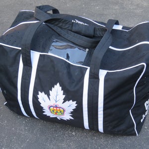 JRZ Toronto Marlies AHL Pro Stock Hockey Team Equipment Travel Bag Player Black