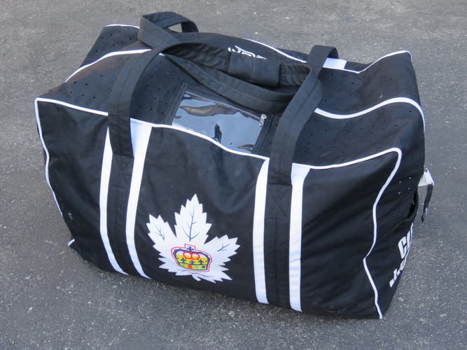 JRZ Toronto Marlies AHL Pro Stock Hockey Team Equipment Travel Bag Player Black
