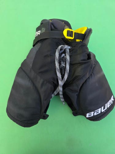 Black Youth Small Bauer Supreme Mach Hockey Pants