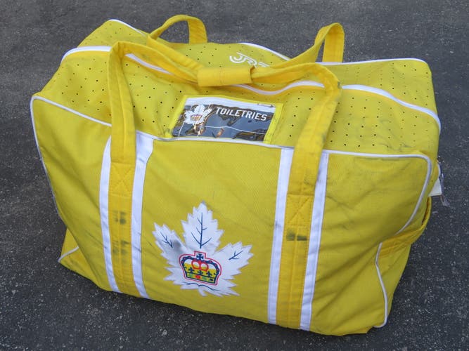 JRZ Toronto Marlies AHL Pro Stock Hockey Team Equipment Travel Bag Player Yellow