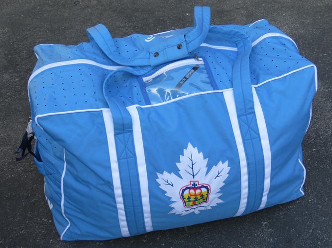 JRZ Toronto Marlies AHL Pro Stock Hockey Team Equipment Travel Bag Player Baby Blue