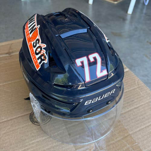 Large Bauer Re-Akt 155 Helmet Pro Stock (Used)