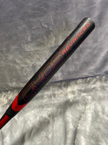 Black 2024 Easton Ghost Advanced Composite Bat (-10) Composite 23 oz 33" (Used)