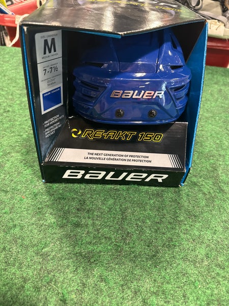 Blue Medium Bauer Re-Akt 150 Helmet (New)
