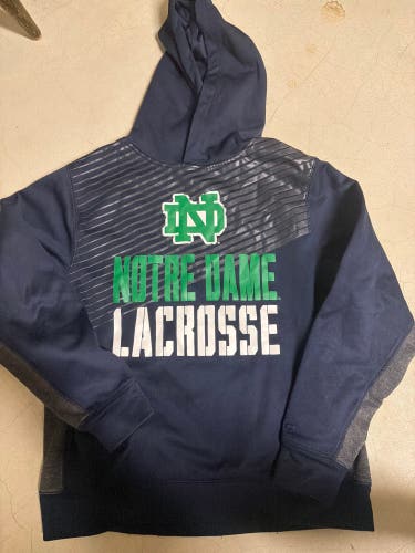Youth Large Norte Dame Lacrosse Hoodie