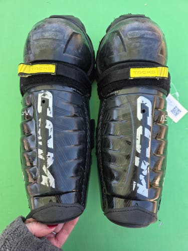 Junior CCM Tacks AS-V Shin Pads 12"
