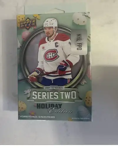 2025/26 UPPER DECK SERIES 2 EXCLUSIVE HOLIDAY EASTER HANGER BOX