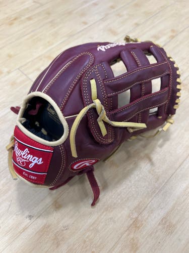 Rawlings Sandlot Series RH Outfield Baseball Glove 12.75" (Used)