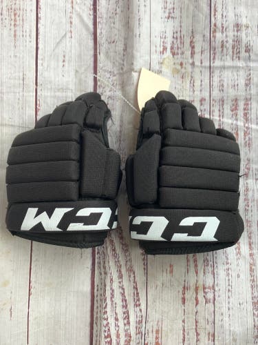 Black Youth CCM LTP Gloves 9" (Used)