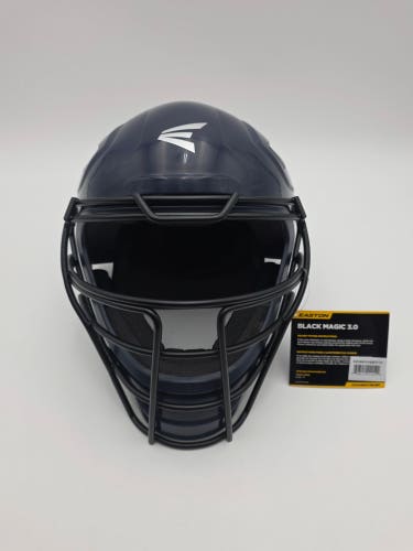 Easton Black Magic 3.0 Youth Catcher Helmet Navy Color Size 6 1/8 - 7(New)