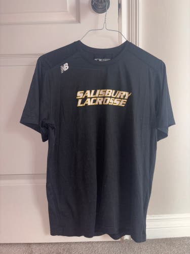 Black Salisbury Mens Lacrosse Athletic Shirt