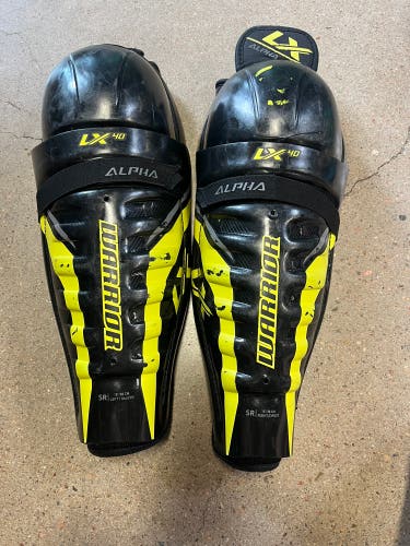 Senior Warrior Alpha LX 40 Shin Pads 15" (Used)