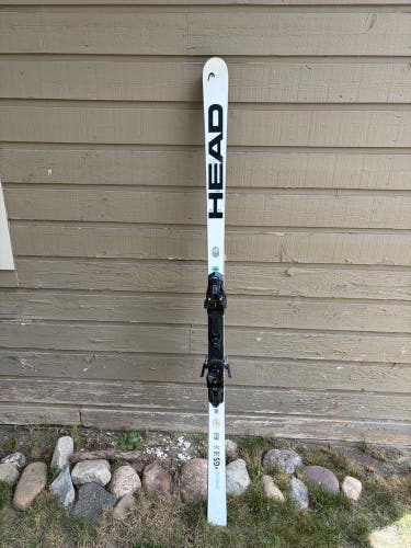 Women's 2024 HEAD 188 cm Racing WC Rebels e-GS FIS Skis With Bindings Max Din 14 (Used)
