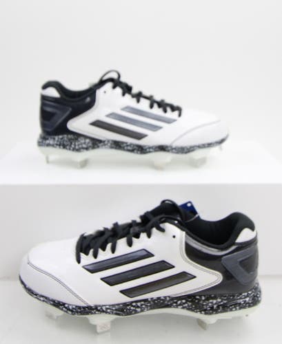 White Women's Size M 6.0 (W 7.0) Adidas Low Top Molded Cleats (New)