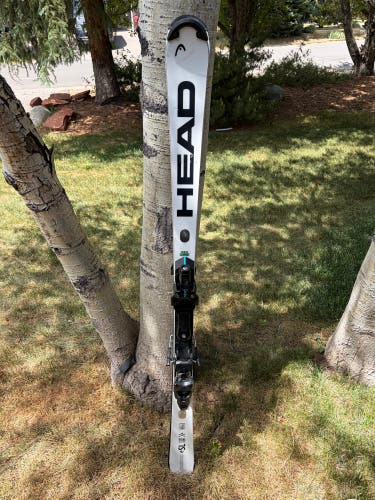 Women's 2025 HEAD 156 cm Racing WC Rebels e-SL FIS Skis With Bindings Max Din 16 (Used)