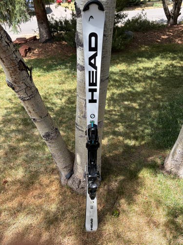 Women's 2023 HEAD 158 cm Racing WC Rebels e-SL FIS Skis With Bindings Max Din 16 (Used)