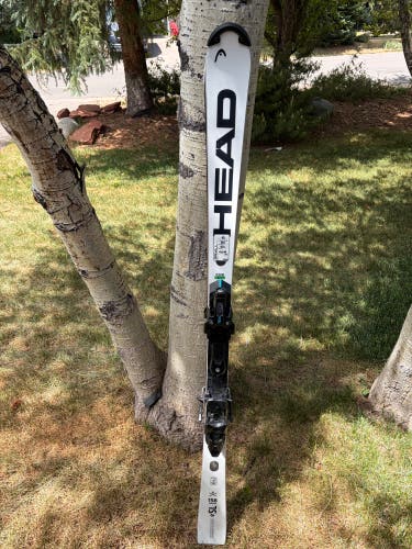 Women's 2025 HEAD 158 cm WC Rebels e-SL FIS Skis With Bindings Max Din 16
