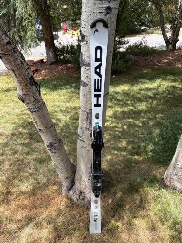 Women's 2025 HEAD 158 cm Racing WC Rebels e-SL FIS Skis With Bindings Max Din 16 (Used)