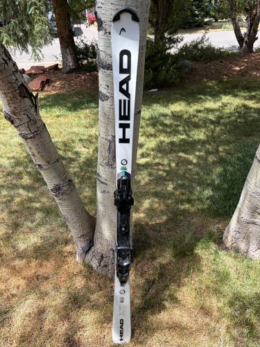 Women's 2024 HEAD 156 cm Racing WC Rebels e-SL FIS Skis With Bindings Max Din 16 (Used)