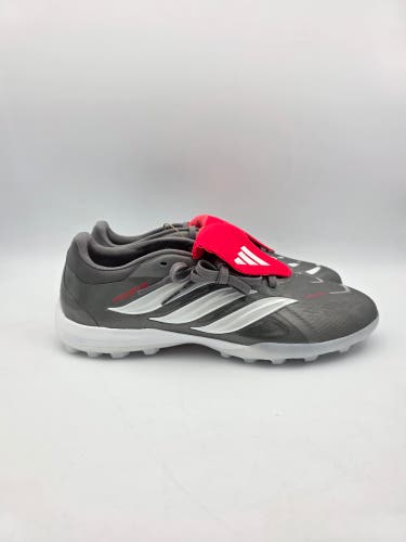 Adidas Predator Pro FT TF Fold-Over Tongue Turf Iron Metallic JR7864 Men's Sz 9