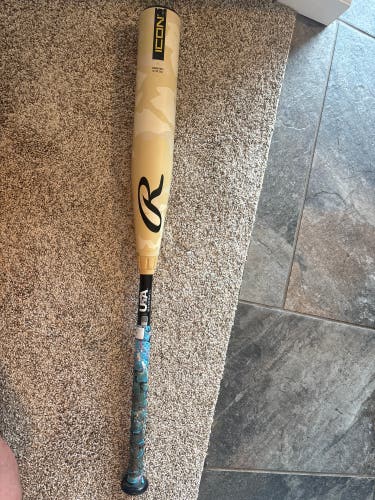2025 Rawlings Icon Composite USABat Certified Bat (-8) 22 oz 30" (Used)