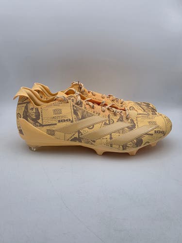 Adidas Adizero Electric II Money Men's Size 14 Football Cleats Yellow JQ6681