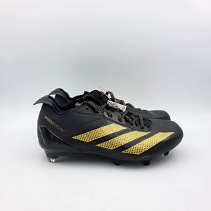 Adidas Adizero Electric Football Cleats Black Gold IH5985 Men's Size 11 NWT