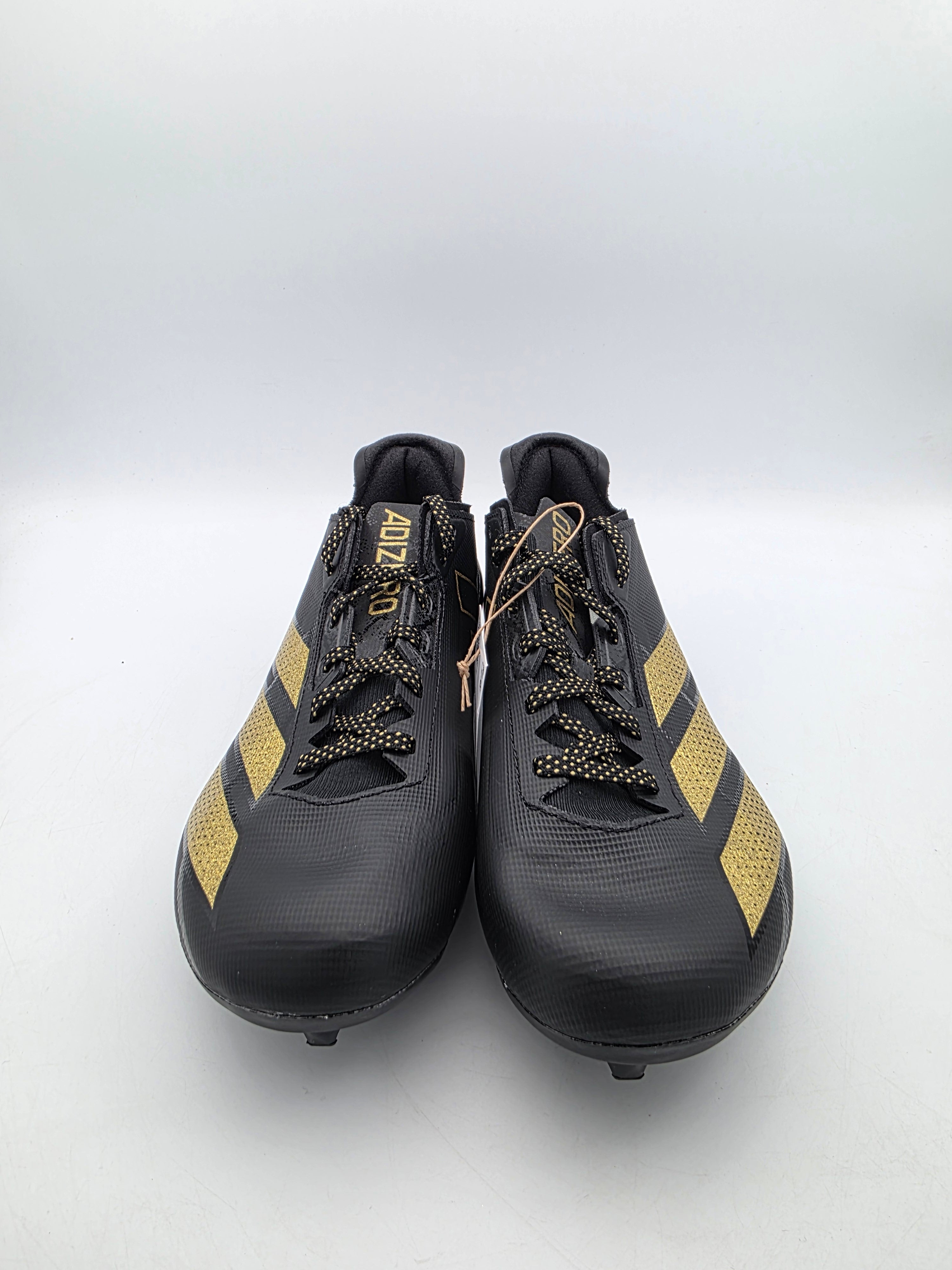 Adidas Adizero Electric Football Cleats Black/Gold IH5985 Men\'s Size 11.5 Adidas Adizero Electric Football Cleats Black Gold IH5985  main image 3