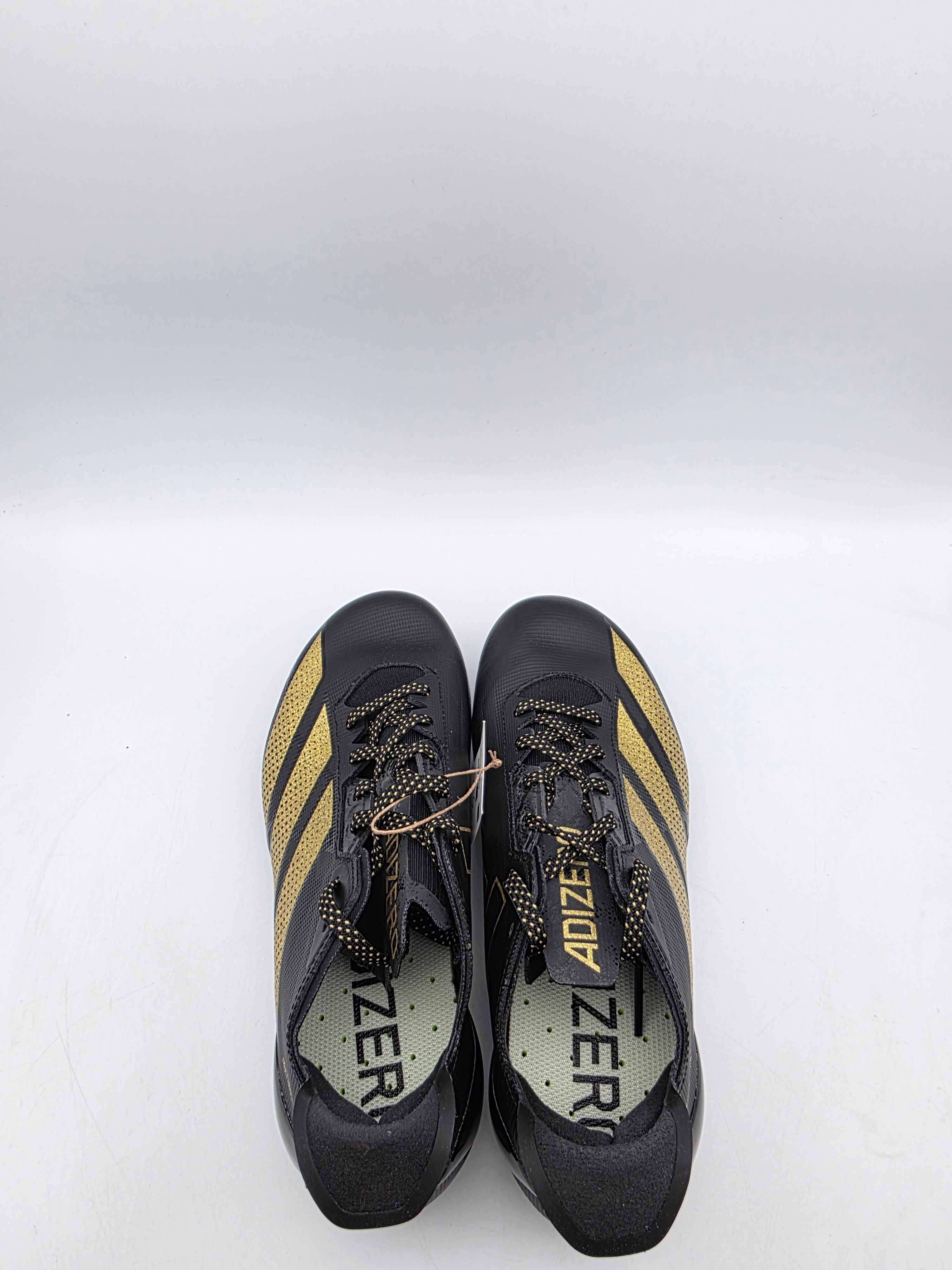 Adidas Adizero Electric Football Cleats Black/Gold IH5985 Men\'s Size 10.5 Adidas Adizero Electric Football Cleats Black Gold IH5985  main image 2
