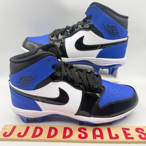 Nike Air Jordan 1 Mid TD Football Cleats Game Royal FJ6805-401 Men’s Size 9 NEW
New Without Box