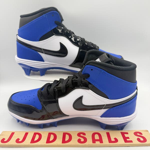 Nike Air Jordan 1 Mid TD Football Cleats Game Royal FJ6805  display picture 1