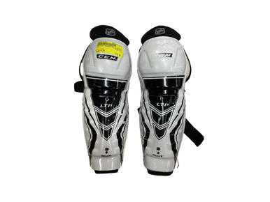 Used Ccm Ltp Youth Shin Guards White 9" 11613-s000154361